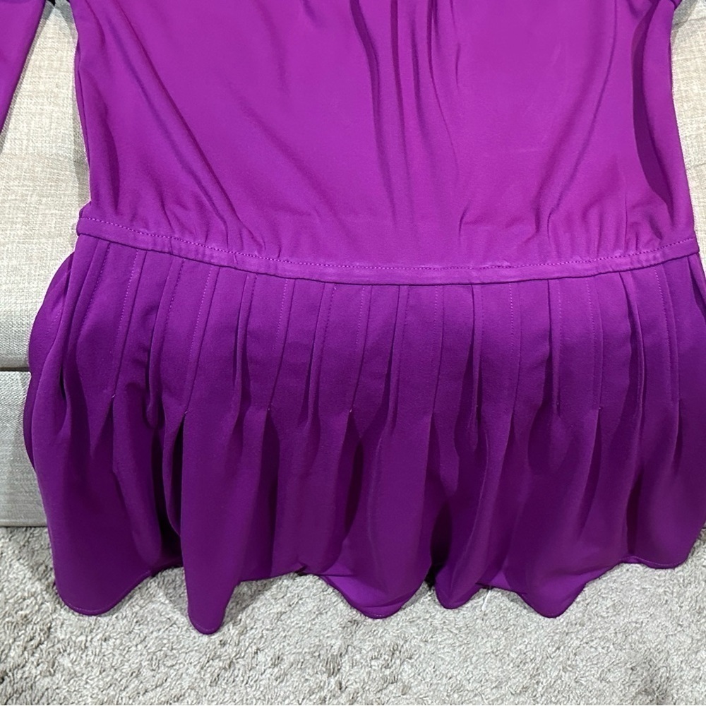 DKNYC Women’s Large Long Sleeve Fuchsia Midi Dress - EUC - Picture 8 of 14